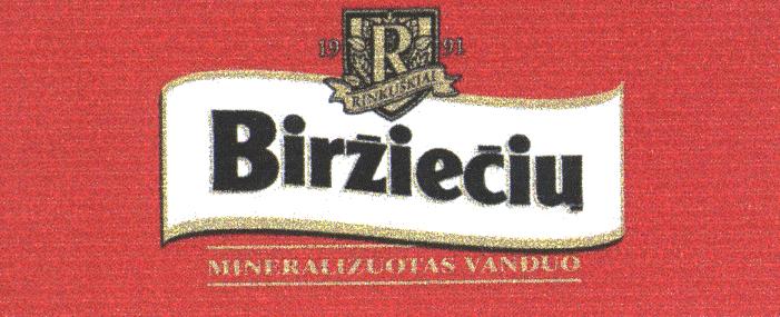 Prekės ženklas: R RINKUŠKIAI Biržiečių